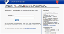 Desktop Screenshot of lernstandsportal.de