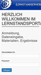 Mobile Screenshot of lernstandsportal.de